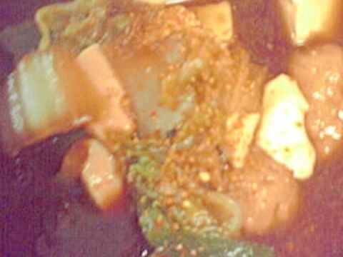 肉団子入り白菜の味噌汁